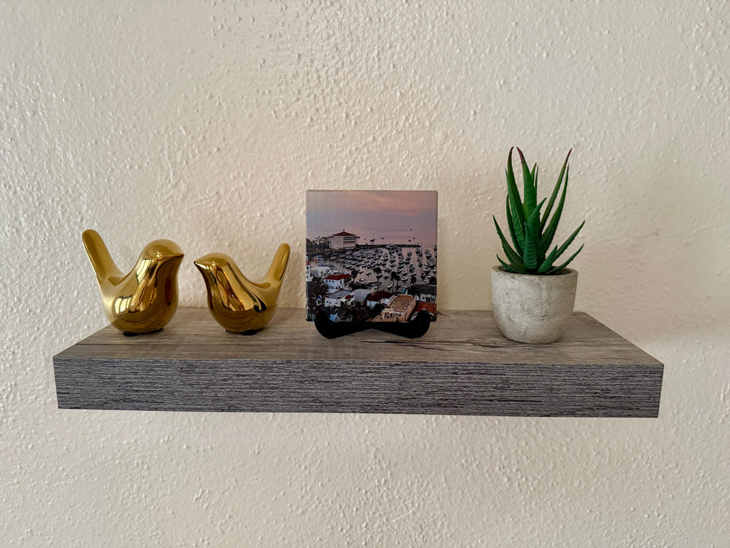 4" Ceramic Coaster - Avalon Harbor Sunset