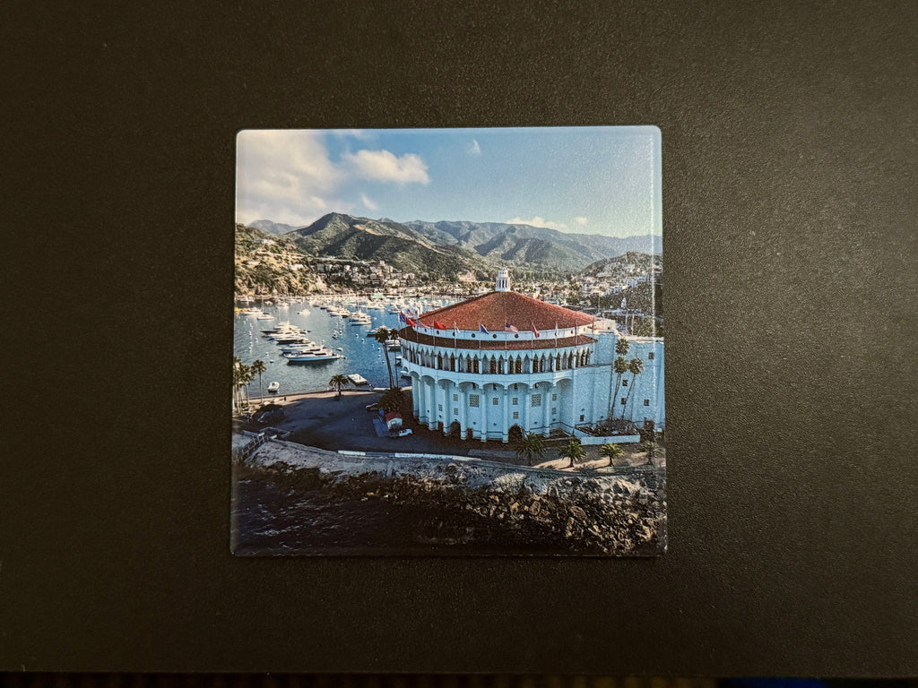 4" Ceramic Coaster - Casino