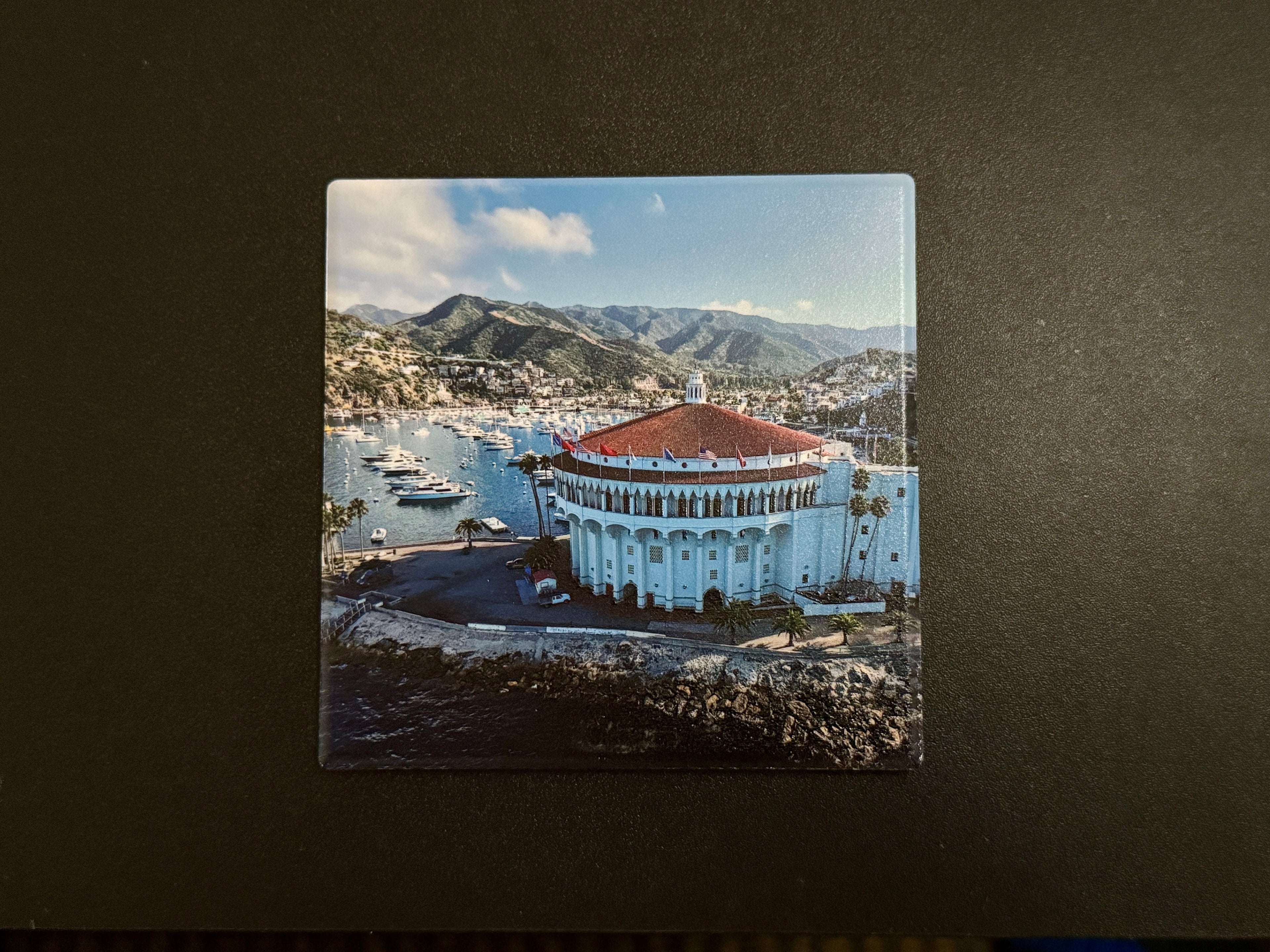 4" Ceramic Coaster - Casino
