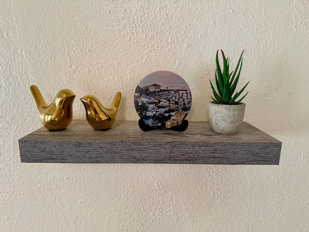 4" Ceramic Coaster - Avalon Harbor Sunset