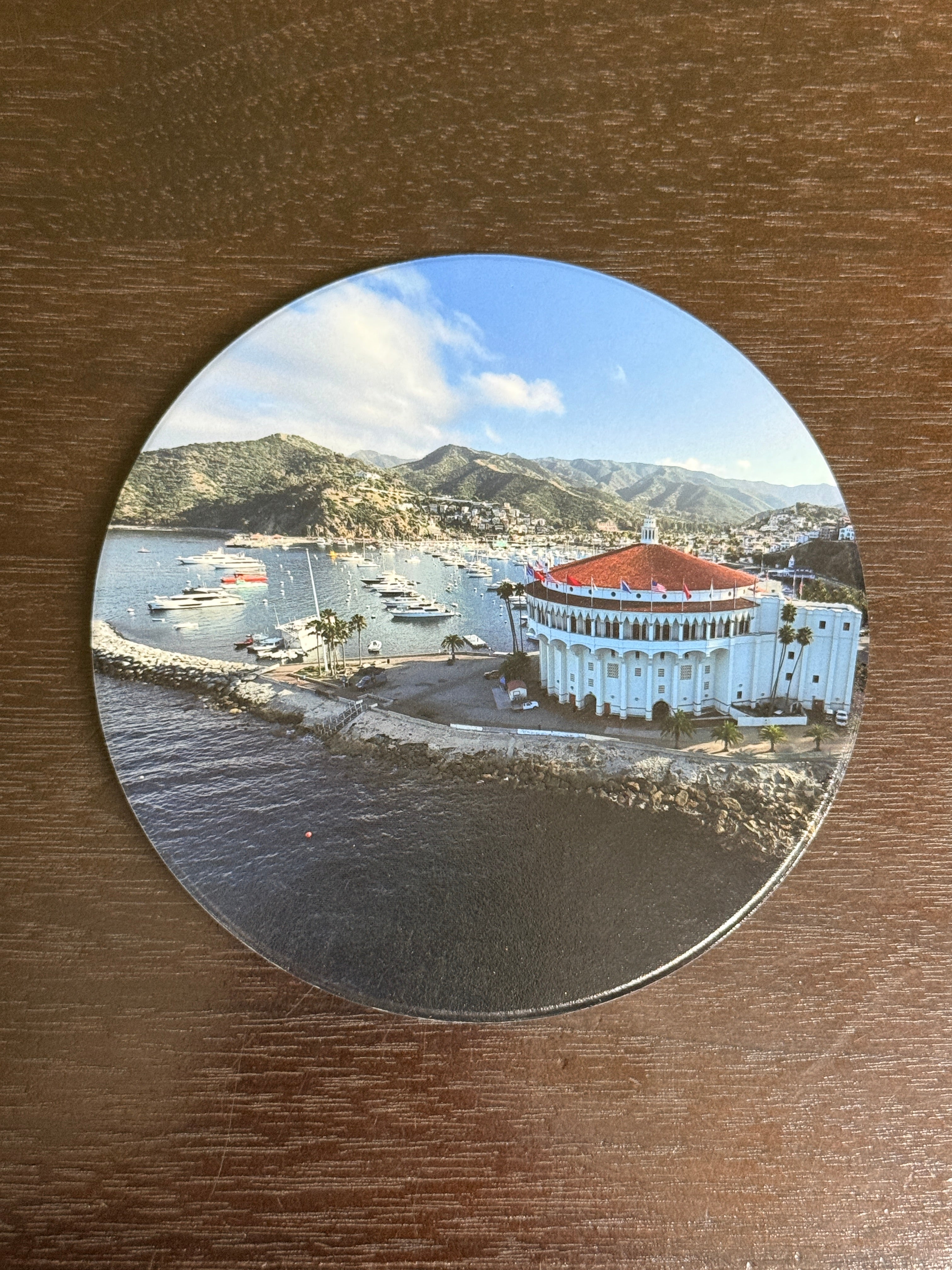 4" Ceramic Coaster - Casino